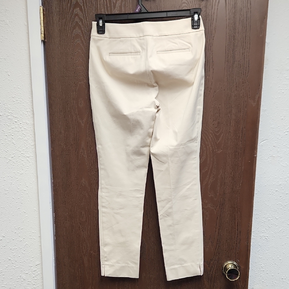 Talbots Cream Ankle Pants - Picture 2 of 4